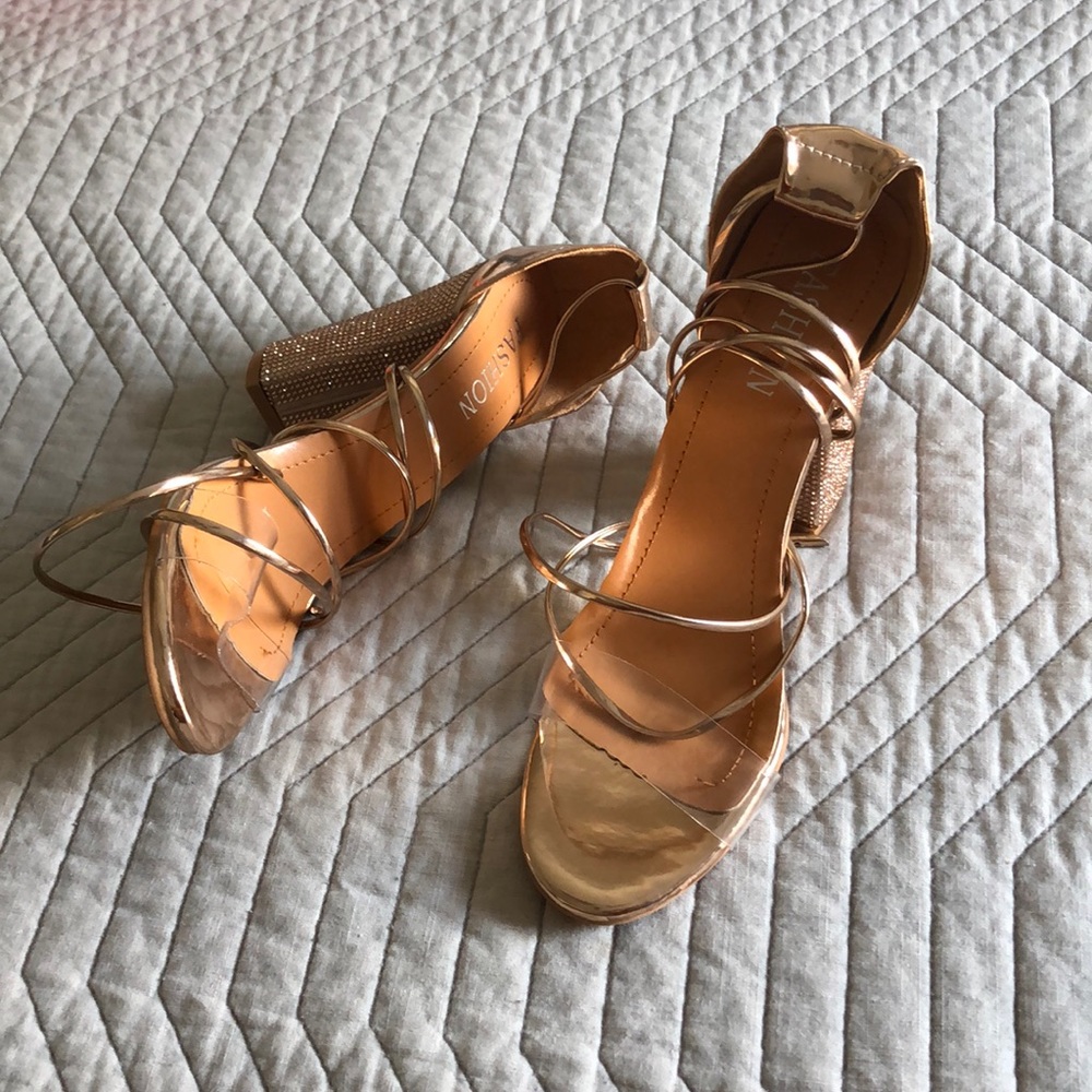 Two pair of shoes. Same size!